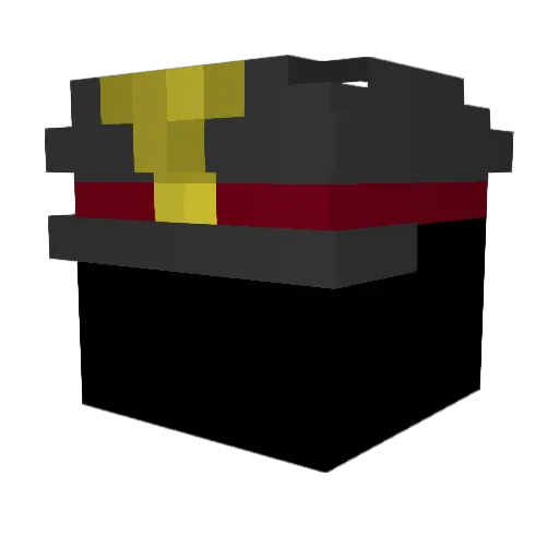 RacisNoir Minecraft avatar head, 3D render