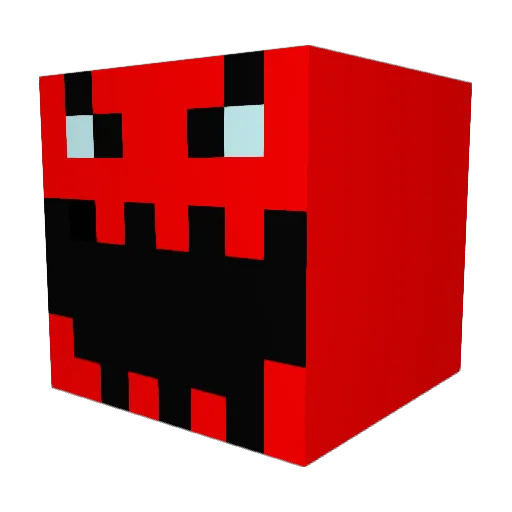 RacisteOnTop Minecraft avatar head, 3D render