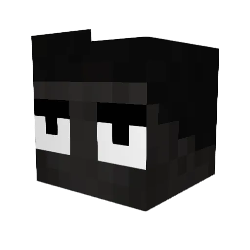Rack127 Minecraft avatar head, 3D render