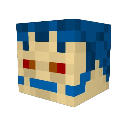 Racoon_in_a_coat Minecraft avatar head, 3D render