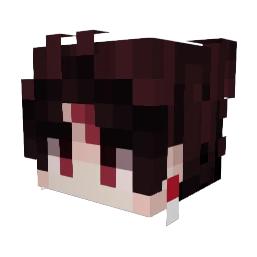 Raczek21 Minecraft avatar head, 3D render