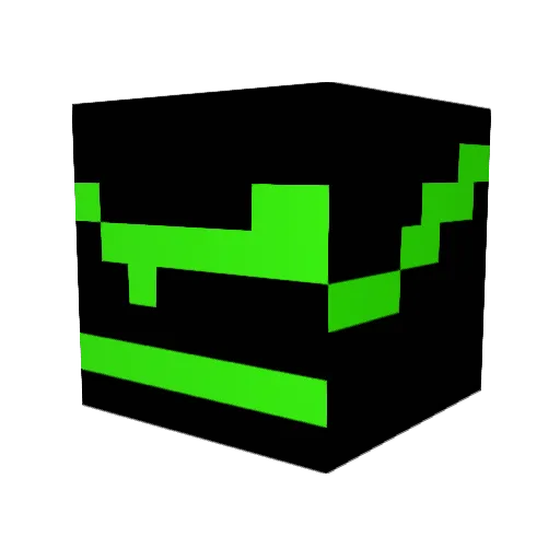 Rad1222 Minecraft avatar head, 3D render