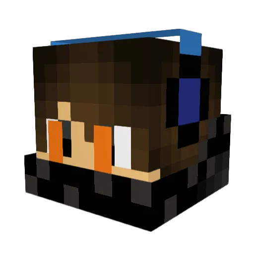 RadAssassin Minecraft avatar head, 3D render