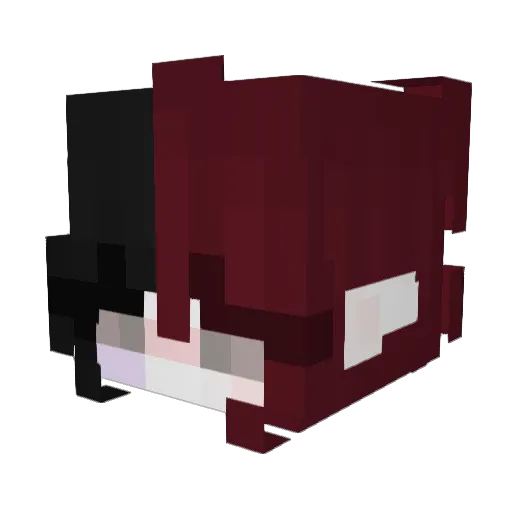 RadLizard744101 Minecraft avatar head, 3D render