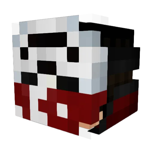 RadManVance Minecraft avatar head, 3D render