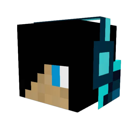 Radar1113 Minecraft avatar head, 3D render