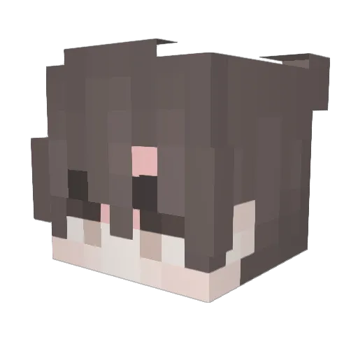 Radcliff Minecraft avatar head, 3D render