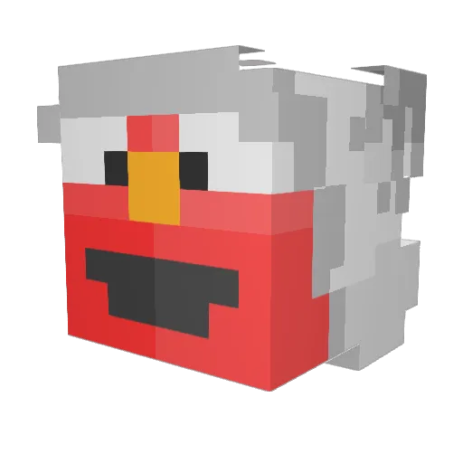 RaddNahum360 Minecraft avatar head, 3D render
