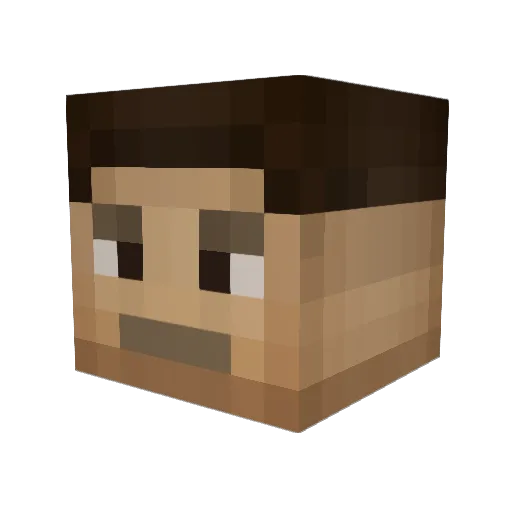 Radeon2155 Minecraft avatar head, 3D render