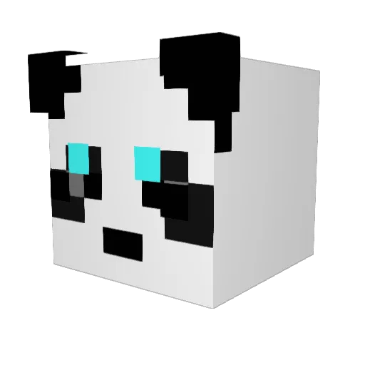 RaderWJ Minecraft avatar head, 3D render