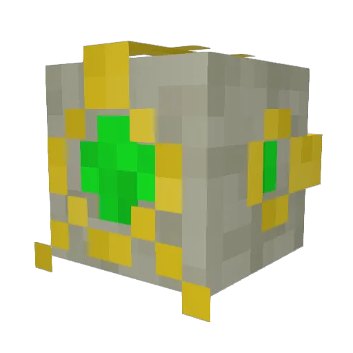Radexan Minecraft avatar head, 3D render