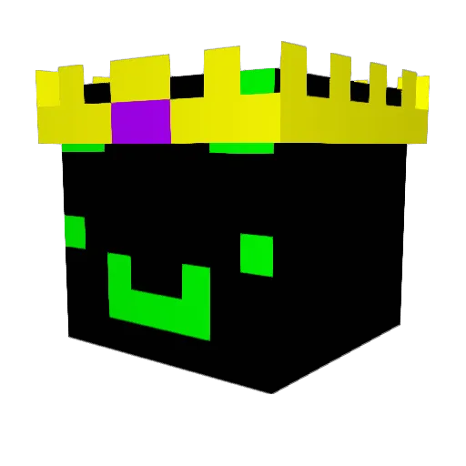 RadiactiveX Minecraft avatar head, 3D render