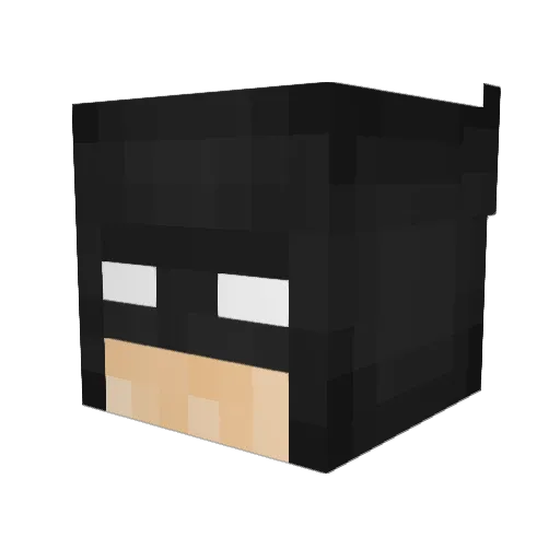 RadianceZeus Minecraft avatar head, 3D render