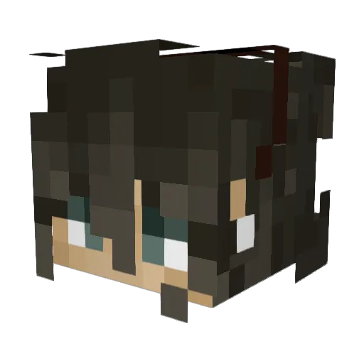 Radiant350 Minecraft avatar head, 3D render