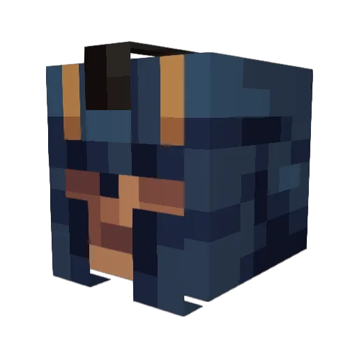 RadiantCore Minecraft avatar head, 3D render