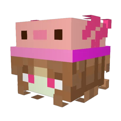 RadiantPotato1 Minecraft avatar head, 3D render