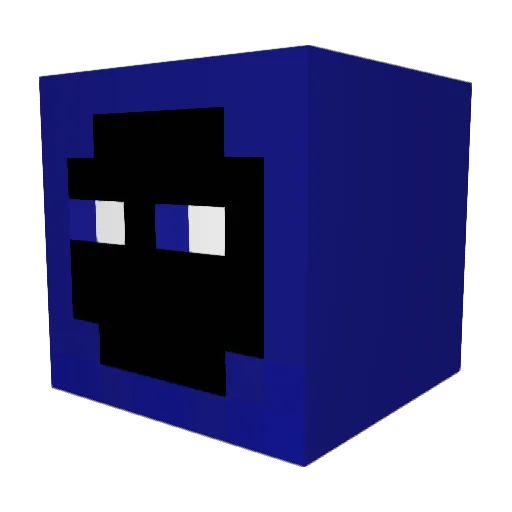 RadicBlaze Minecraft avatar head, 3D render