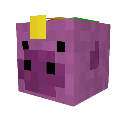 RadicalUnicorn84 Minecraft avatar head, 3D render