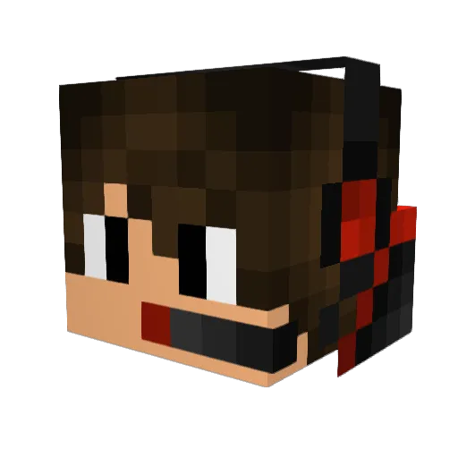 Radicalslinky94 Minecraft avatar head, 3D render