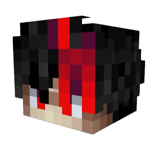 Radid_yt Minecraft avatar head, 3D render