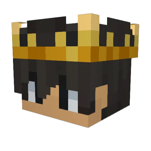 Radigo_7000 Minecraft avatar head, 3D render