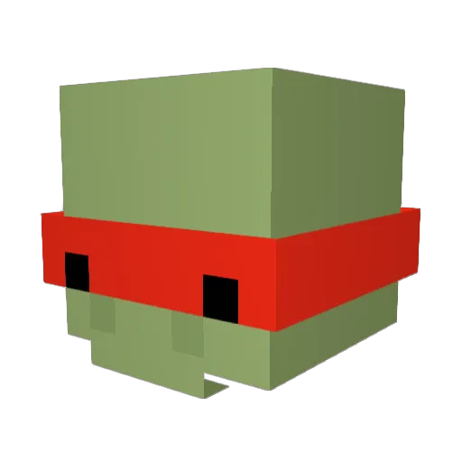 Radikaler_Rolf Minecraft avatar head, 3D render