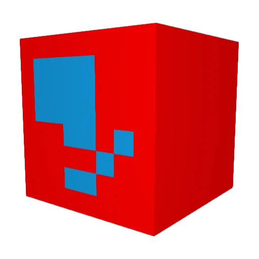 Radilbe Minecraft avatar head, 3D render