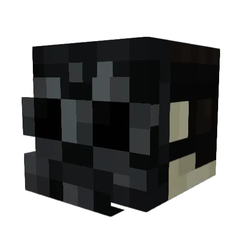 Radime Minecraft avatar head, 3D render