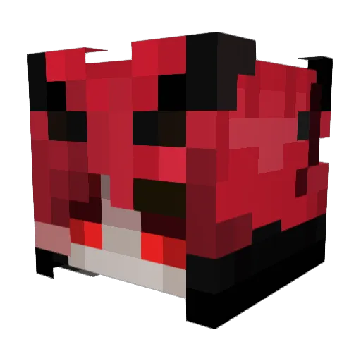 RadioDeer44 Minecraft avatar head, 3D render