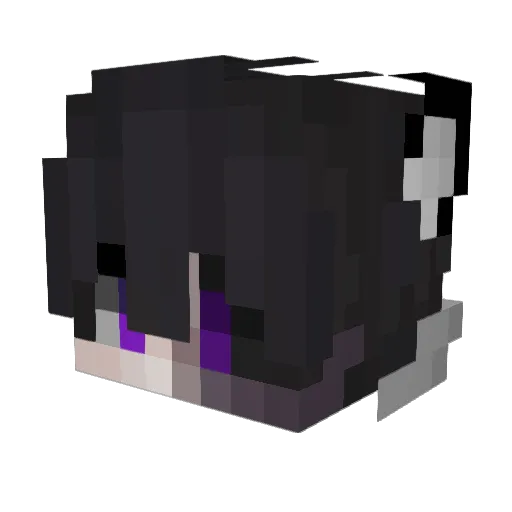 RadioStarz Minecraft avatar head, 3D render