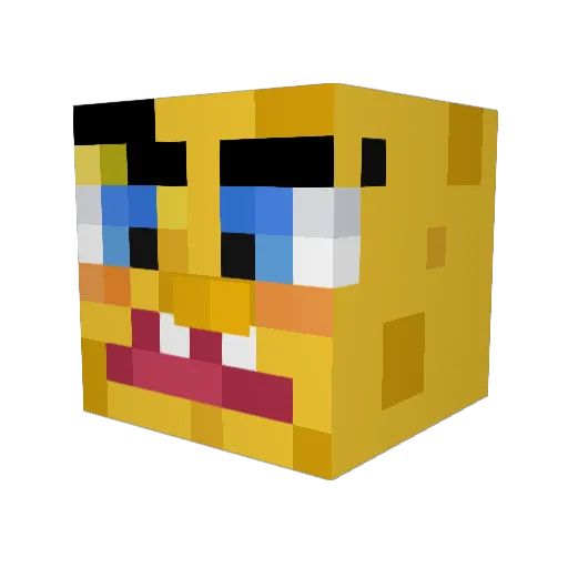 RadioactiveBaas Minecraft avatar head, 3D render