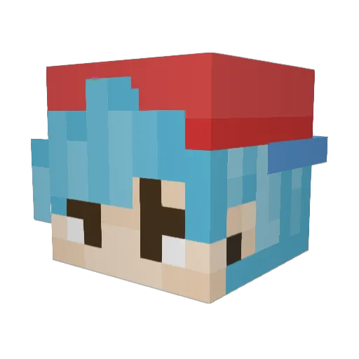 Radiodemon8052 Minecraft avatar head, 3D render