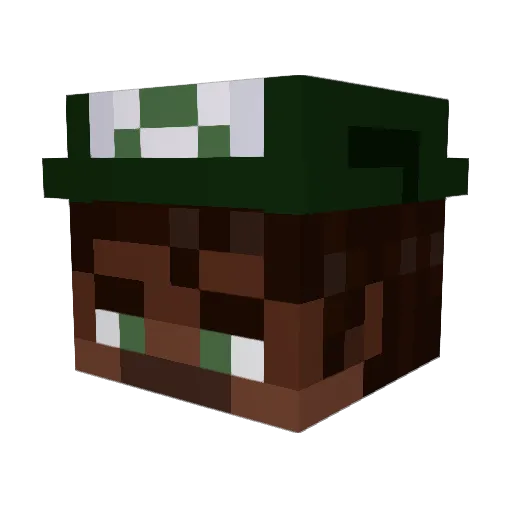 RadionTheKnight Minecraft avatar head, 3D render