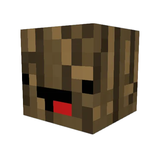 Radislii Minecraft avatar head, 3D render
