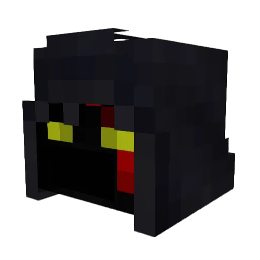 RadiumAshes Minecraft avatar head, 3D render