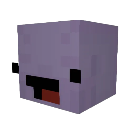 Radlance Minecraft avatar head, 3D render