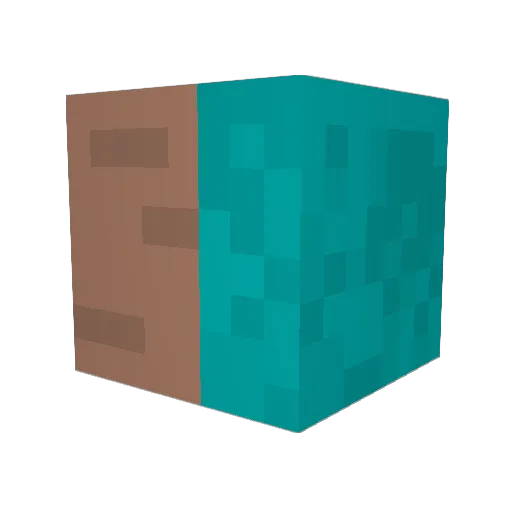 RadlerL Minecraft avatar head, 3D render