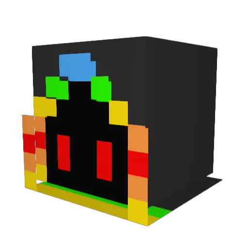 Radon559 Minecraft avatar head, 3D render