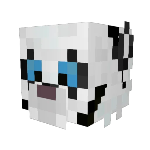 Radrix420 Minecraft avatar head, 3D render