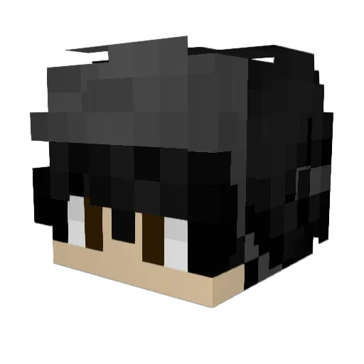 RaduBlanao Minecraft avatar head, 3D render