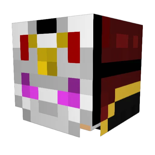 Radvilas12 Minecraft avatar head, 3D render