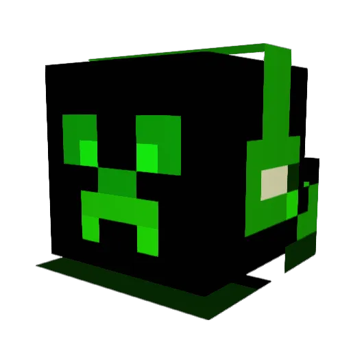 Radvils666 Minecraft avatar head, 3D render