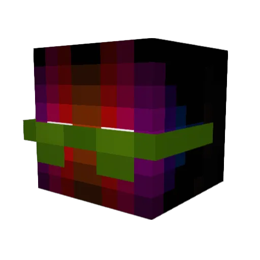 Radz1000 Minecraft avatar head, 3D render