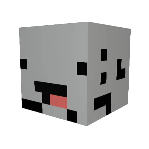 Radz91 Minecraft avatar head, 3D render