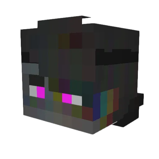 Raedar12378 Minecraft avatar head, 3D render