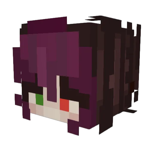 Raee__ Minecraft avatar head, 3D render