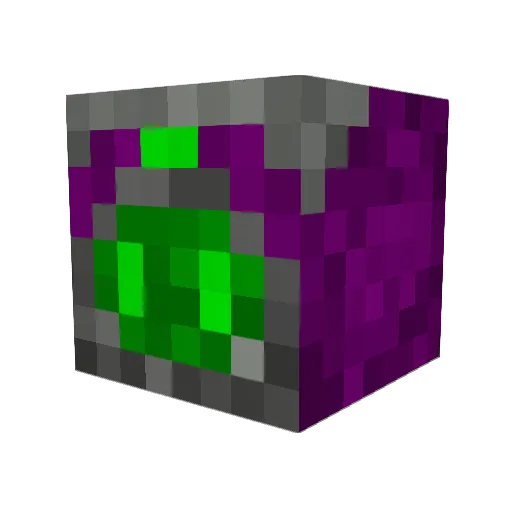 Raeppa Minecraft avatar head, 3D render