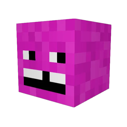 Raezinsrnasty Minecraft avatar head, 3D render