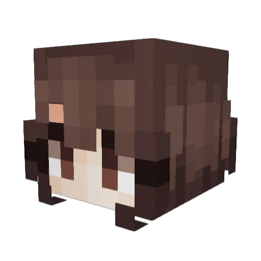 Raezo_ Minecraft avatar head, 3D render