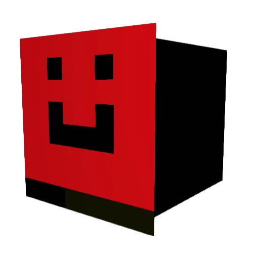 RafD09 Minecraft avatar head, 3D render